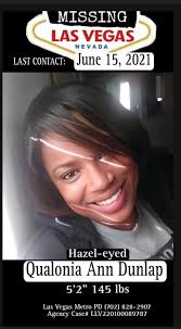 Missing person Qualonia Dunlap in Las Vegas