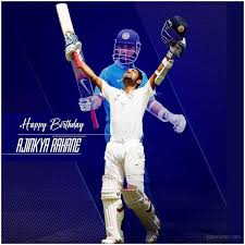 He represents mumbai in domestic. Happy Birthday Ajinkya Rahane Wishes Images Status Greetings Messages Wishes Images Birthday Wishes And Images Happy Birthday