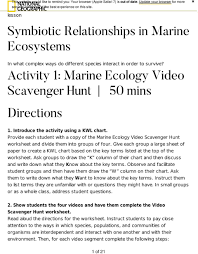 Symbiotic Relationships In Marine Ecosystems Pdf Free Download
