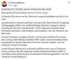 Jorge enrique orozco cortés edad: Jc Punongbayan On Twitter Are You A Qc Voter At A Loss Whom To Vote For Mayor There May Actually Be One Good Choice Emma Orozco Sharing Below The Fb Comments Of