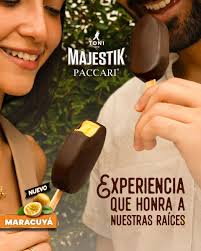 Un helado ecuatorianamente irresistible nace del origen, se elabora con excelencia y se disfruta con orgullo. 🍈​ Nuevo Toni Majestik Paccari Maracuyá .💙🍃