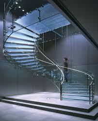 Curved Glass Spiral Staircase Design Glass Staircase Glass Stairs Stairs