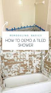 Need to tile a bathroom floor? Tips On How To Remove Old Shower Tile Ugly Duckling House