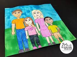 Family Portraits 3rd Family Drawing Drawing Family Art Drawings For Kids