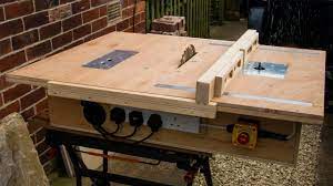 Homemade Table Saw With Built In Router And Inverted Jigsaw 3 In 1 Youtube Diy Table Saw Homemade Tables Table Saw