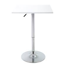 Sold and shipped by first choice home. Contemporary Height Adjustable Square Swivel Bar Table Brage Living