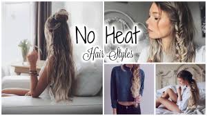 According to pinterest, more people have abandoned heat in favor of healthier hair. 5 Minute No Heat Hairstyles Quick Easy Youtube