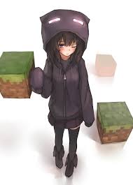 Image 13130 Anthropomorphization Endermen Minecraft Minecraft Anime Girls Minecraft Anime Minecraft Drawings