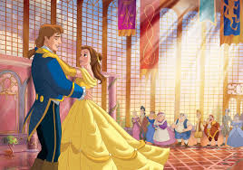 È il maître della bestia, trasformato in un candelabro, che aiuta il padrone a stringere amicizia con belle ed è fidanzato con la cameriera spolverina, trasformata in un piumino da spolvero. Carta Da Parati Principesse Disney Belle La Bella E La Bestia Europosters It