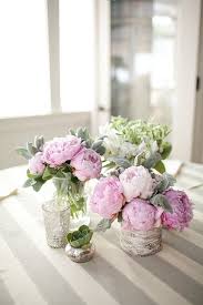 Arranjo Peoneas Rosa E Branca Deco Mariage Champetre Chic Bouquet Mariee Pivoine Deco Mariage Champetre