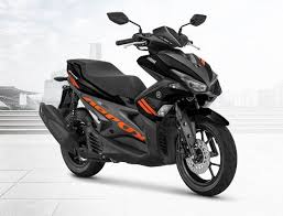  Yamaha Aerox 155 Vva Warna Hitam Black Motocross Honda Motor
