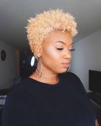 This looks great on any skin tone, as long as the shades mimic skin color: Blonde Tapered Cut On Natural Hair Black Hair Tribe