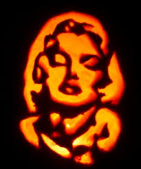 Marilyn Pumpkin Stencils