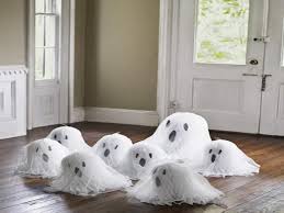 Ghost Army On The Floor Diy Halloween Decorations Halloween Diy Easy Halloween
