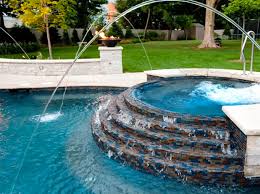 At night, these translucent streams are brilliantly colored, creating a water effect that adds elegant entertainment to your poolscape. Deck Jets For Your Pool Or Spa