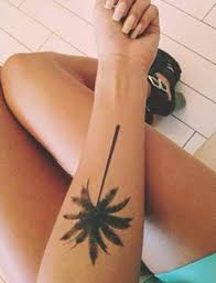 Considering a palm tree tattoo? 50 Beautiful Tree Tattoo Ideas For Women Mybodiart