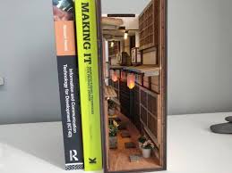 Japan Old Town Minialley Booknook Bookshelf Insert Etsy In 2020 Book Nooks Diorama Bookshelf Art