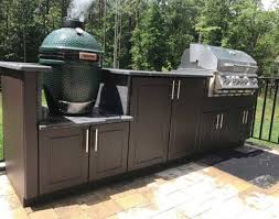 Built in green egg outdoor kitchen. The Ultimate Cooking Experience Big Green Egg Werever Outdoor Cabinets