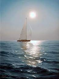 Alexei Adamov By Musica Pittura E Dintorni Boat Painting Seascape Boat