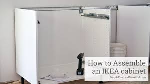 How To Assemble An Ikea Sektion Base Cabinet Youtube In 2020 Installing Cabinets Ikea Kitchen Ikea Cabinets