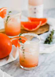 Grapefruit Honey Sake Cocktail Recipe Sake Cocktail Cocktails Orange Cocktails