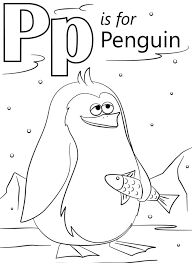 Chinese dragon coloring pages to print. Penguin Letter P Coloring Page Free Printable Coloring Pages For Kids