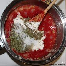 Homemade Tomato Sauce From Tomato Puree Six Figures Under Recipe Homemade Tomato Sauce Tomato Sauce Pasta Sauce Recipes