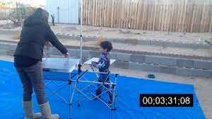Side stand accommodates coleman stoves and coolers. Coleman Camping Pack Away Kitchen Table Set Up Youtube