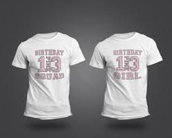 Pink Birthday Squad T Shirts Pin On Birthday Ideas