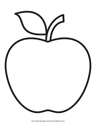 Check spelling or type a new query. Simple Apple Outline Coloring Page Free Printable Pdf From Primarygames