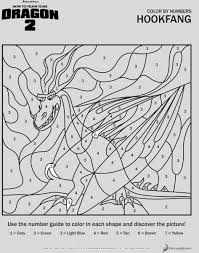 Color By Numbers Hookfang How To Train Your Dragon In 2020 Dragon Coloring Page How Train Your Dragon How To Train Your Dragon