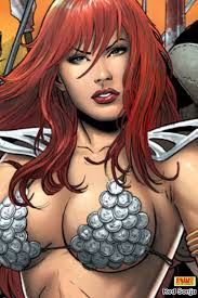 DÍA 337 RED SONJA Day Angelica Bridges interpretó a Red Sonja en la serie  de T.V. Conan el Aventurero (1988), episodio 14.