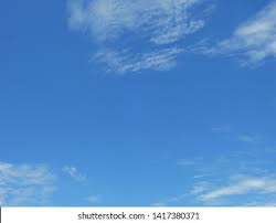 Blue Sky Little Cloudspartly Cloudy Sky Stock Photo 1417380371