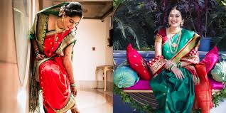 Lovely Nauvari Sarees On Maharashtrian Brides That We Loved Wedmegood Beach dazstudio poses posing shooting posingsexy genesis8female genesis8femaleposes. wedmegood