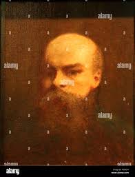 Français : Portrait de Paul Verlaine English: Portrait of Paul Verlaine  Nederlands: Portret van Paul Verlaine 3 Henry de Groux-Verlaine Stock Photo 