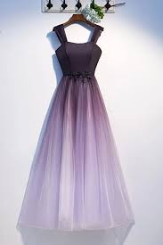 Unique A Line Ombre Purple Beading Prom Dresses With Lace Up Long Dance Dresses P1428 Ombre Prom Dresses Dance Dresses Evening Dresses Prom