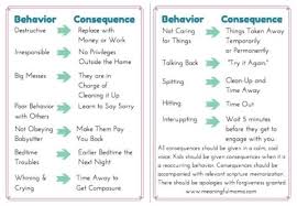 consequences that make sense kids behavior rules for kids