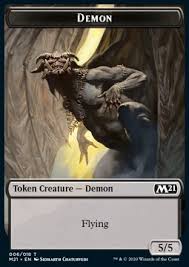 Richard garfield created tokens for alpha, as opposed to counters, to make the hive possible. Demon Token Black 5 5 All Ver Mtg Cards Cardmarket