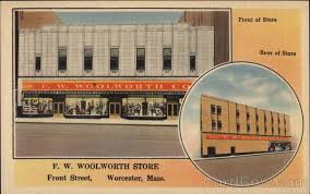 F W Woolworth Store Front Street Front Street Worcester Massachusetts Worcester