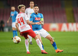 Angeliño (rb leipzig) left footed shot from the left side of the box to the bottom right corner. Kevin Kampl Zimbio