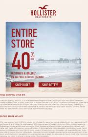 Pinned April 11th Everything Is 40 Off At Hollister Ditto Online Coupon Via The Coupons App Coupon Apps Coupons Coupons Freebies