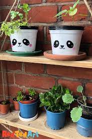 A wide variety of plastic painting plant pot options are available to you, such as usage condition, material, and plastic type. How To Paint Plastic Plant Pots With Kids Easy Garden Crafts Red Ted Art Make Crafting With Kids Easy Fun