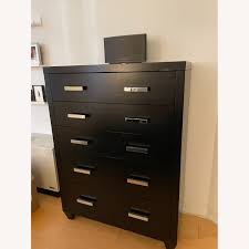 72w x 23d x 34h. Z Gallerie Hudson 5 Drawer Dresser Aptdeco