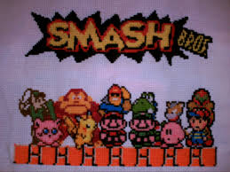 I think everyone will appreciate that i put both color blocks and symbols on each pattern. Smash Bros Cross Stitch An 8 Bit Version Of Super Smash Br Flickr