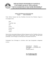 Contoh surat izin sekolah kerja ataupun kuliah dengan alasan sakit ataupun izink ijin karena kepentingan keluarga disertai dengan cara membuat surat herijanuari 31, 20180. Contoh Surat Aktif Kuliah Guru Paud