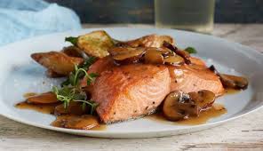 Learn how to cook salmon with the best baked salmon recipe! Alaska Salmon Marsala Recipe Wild Alaska Salmon Seafood