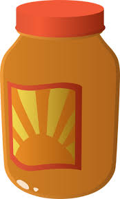 Vector image of sauce in a jar | Public domain vectors