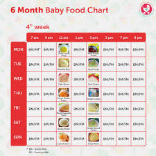 66 Up To Date Weaning Chart