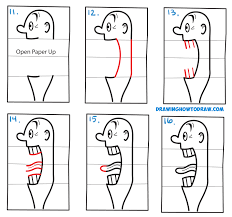 Cameron learns the nudist life with help from two girls. How To Draw A Big Opening Mouth Paper Folding Trick Perfect For Cards Easy Step By Step Drawing Tutorial Craft For Kids How To Draw Step By Step Drawing Tutorials