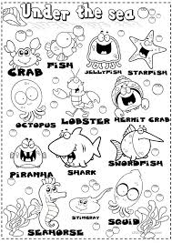Sea Animals Worksheet Free Esl Printable Worksheets Made By Teachers Animal Worksheets Sea Activities Sea Animals Preschool